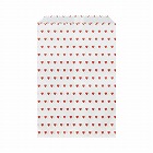 純白　平袋　ハート　５号　１００枚入