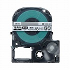 テプラ　ＰＲＯテープ　透明つや消し　１８ｍｍ黒文字