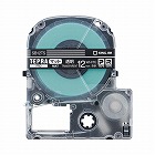 テプラ　ＰＲＯテープ　透明つや消し　１２ｍｍ白文字