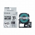 テプラＰＲＯテープ　透明つや消し１８ｍｍ黒文字×５