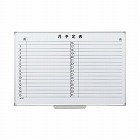 スチールホワイトボード月予定表　６００×９００
