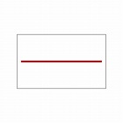 ＵＮＯ２Ｗ用ラベル　赤１本線　１０巻