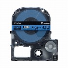 テプラ　ＰＲＯテープ　強粘着青ラベル２４ｍｍ黒文字