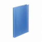クリヤーブック透明表紙Ａ４縦４０Ｐブルー５冊