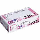 ビニール使い切り手袋　粉無　Ｍ　１００枚入