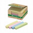 ポストイット　再生紙ふせん７５×１２．５混色２４冊
