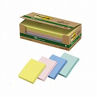 ポストイット　再生紙ノート　７５×５０　混色２４冊