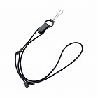 着脱式デジカメネックストラップ　ブラック