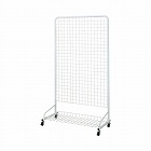 スキマ　ネット什器　幅９００　ホワイト