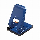 ２穴パンチ　ラクアケ　５２枚穿孔　ブルー