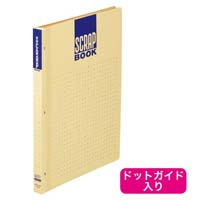 スクラップブックＤ　ドット入　綴込式　Ｂ４縦２８枚