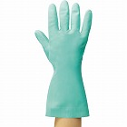 炊事手袋　天然ゴム　中厚手　Ｌ　グリーン　１０双入