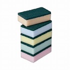 カラフルハードスポンジ　５個入×５