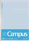 学習罫キャンパスセミＢ５（図表罫７ｍｍ）　青　５冊