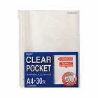 クリヤーポケット　Ａ４縦　３０穴　１００枚