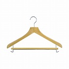 木製ハンガー木と生活　スライド　ナチュラル　３４本