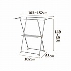 ポーリッシュ　伸縮式物干しＸ型　ＰＳ‐０１