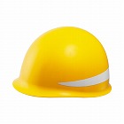 カウネット限定　ＭＰ型ヘルメット　ＫＰ付　黄