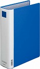 書類が見やすいパイプ式Ｆ青Ａ４縦背幅７０ｍｍ３０冊
