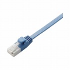 ツメ折れ防止フラットＬＡＮケーブル　カテ６青　５ｍ