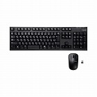 無線２．４ＧＨｚキーボード　ブラック　マウス付き