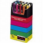 水性マーカー　ポスカ　細字　１５色セット