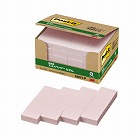 ポストイット　再生紙ふせん７５×２５　ピンク２０冊
