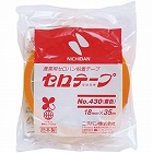 着色セロテープ　黄色　１８ｍｍ×３５ｍ　１０巻