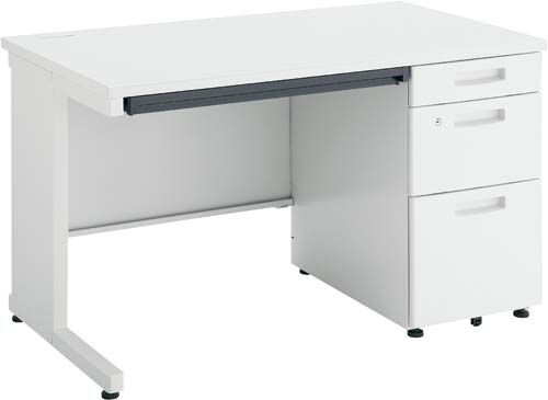 ピクサ2 片袖机 W1200 スノーホワイト