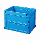 薄型軽量オリコン　２０Ｌ　フタなし　ブルー