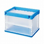 薄型軽量オリコン　２０Ｌ　フタなし　半透明