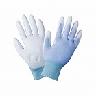 ウレタン背抜き手袋　ブルーＭ　１０双入