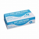 ソフトラテックスグローブ　粉付　Ｓ　ブルー１００枚