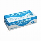 ソフトラテックスグローブ粉付Ｓブルー１００枚×２０