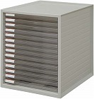 超浅型レターケース１４段　ホワイト　３台入