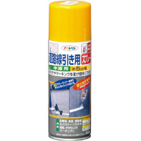 道路線引き用スプレー中線用　白色　４００ｍｌ　６本