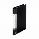 クリヤーブック交換式　黒　Ａ４縦背幅２５ｍｍ１０冊