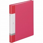 クリヤーブック交換式　赤　Ａ４縦背幅２５ｍｍ１０冊