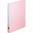 マニュアルリングＦ背幅３２ｍｍＡ４縦　薄桃