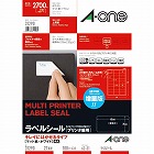 キレイにはがせるラベル　兼用　２７面角丸　１００枚