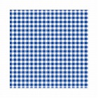 包装紙　レトロギンガム青　半才判　５０枚
