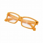 老眼鏡　弱度（＋１．５）単品イエロー