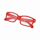 老眼鏡　強度（＋３．５）単品レッド