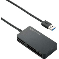 カードリーダー　ＵＳＢ３．０　９倍速　ブラック