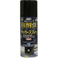 高耐久ラッカースプレー　黒　３００ｍｌ　３本