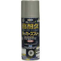 高耐久ラッカースプレー　銀　３００ｍｌ　３本