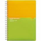 ツインリングノートＢ６（カラータグ）イエロー