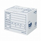 文書保存箱　Ｂ４・Ａ４用　ホワイト　１個