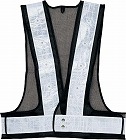 反射安全ベスト　ＬＥＤ　シルバー