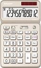 電卓　プレミアムシリーズ　ゴールド×３